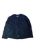 A Navy Puffer/Quilted Jackets from Bonpoint in size 8Y for girl. (Front View)