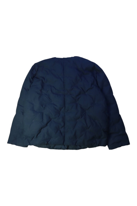 A Navy Puffer/Quilted Jackets from Bonpoint in size 8Y for girl. (Back View)