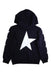 A Black Hooded Sweatshirts from Golden Goose in size 6T for boy. (Back View)