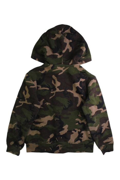 A Green Zippered Sweatshirts from Polo Ralph Lauren in size 6T for boy. (Back View)