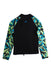 A Black Rash Guards from Speedo in size 6T for girl. (Back View)