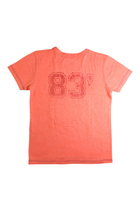 A Orange Short Sleeve T Shirts from Crewcuts in size 6T for boy. (Back View)