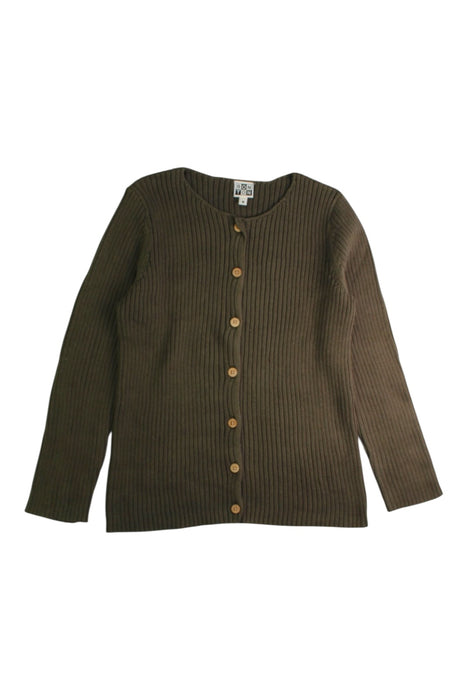 A Brown Cardigans from Bonton in size 8Y for girl. (Front View)