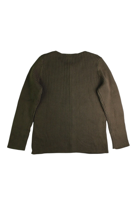 A Brown Cardigans from Bonton in size 8Y for girl. (Back View)