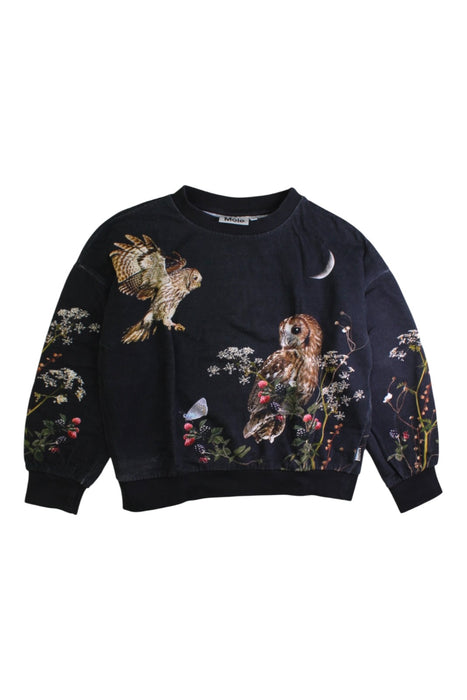 A Black Crewneck Sweatshirts from Molo in size 8Y for girl. (Front View)