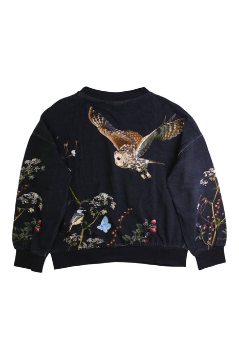A Black Crewneck Sweatshirts from Molo in size 8Y for girl. (Back View)