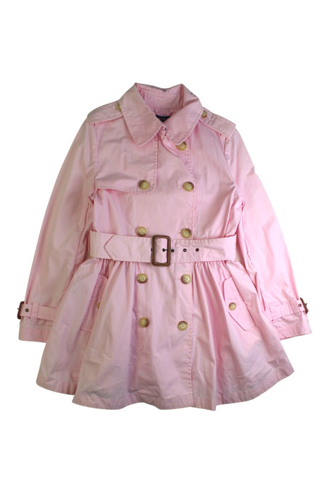 A Pink Coats from Polo Ralph Lauren in size 8Y for girl. (Front View)