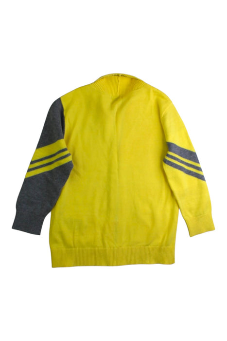 A Yellow Cardigans from Ferrari in size 2T for boy. (Back View)