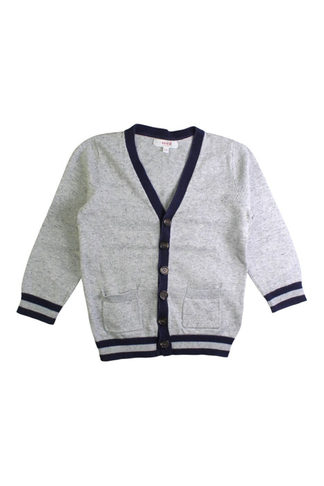 A Grey Cardigans from Seed in size 2T for boy. (Front View)