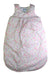 A Pink Sleepsacs from Jacadi in size 3-6M for girl. (Front View)