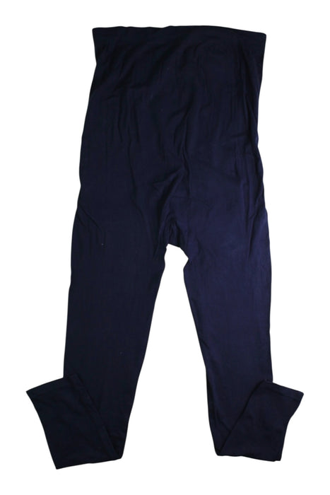 A Navy Leggings from Seraphine in size Maternity-S for maternity. (Back View)