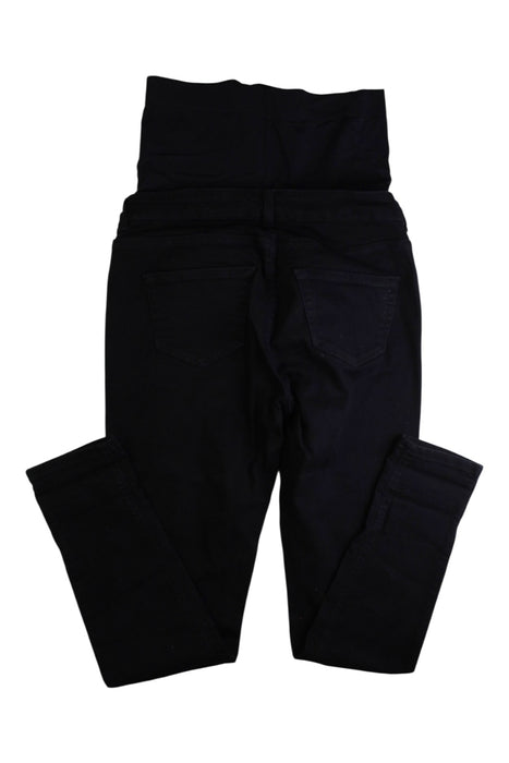 A Black Jeggings from Seraphine in size Maternity-L for maternity. (Back View)