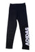 A Black Leggings from Adidas in size 8Y for boy. (Front View)