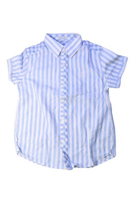 A Blue Short Sleeve Shirts from Nicholas & Bears in size 8Y for boy. (Front View)
