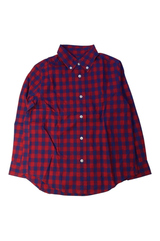 A Red Long Sleeve Shirts from Ralph Lauren in size 5T for boy. (Front View)