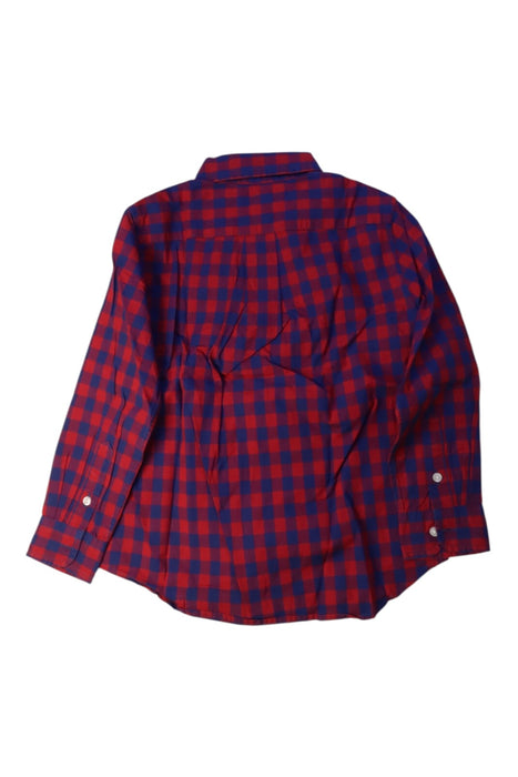 A Red Long Sleeve Shirts from Ralph Lauren in size 5T for boy. (Back View)