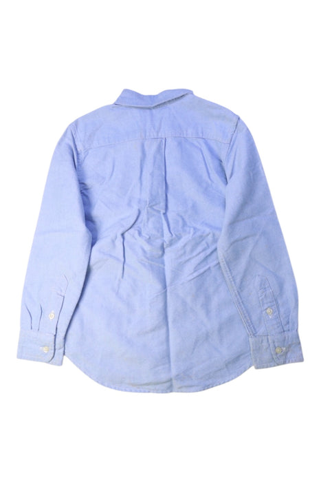 A Blue Long Sleeve Shirts from Ralph Lauren in size 5T for boy. (Back View)