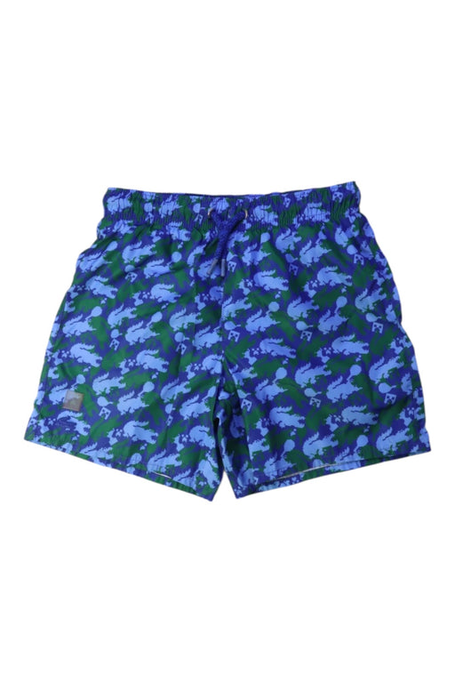 A Blue Swim Shorts from Lacoste in size 8Y for boy. (Front View)