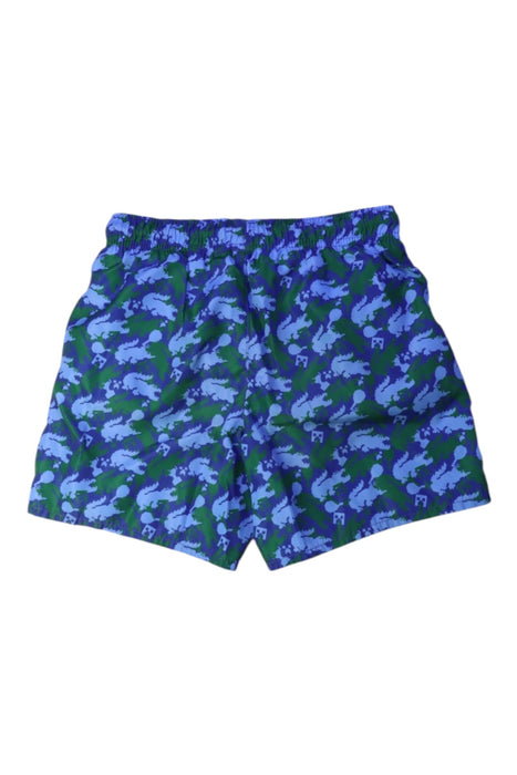 A Blue Swim Shorts from Lacoste in size 8Y for boy. (Back View)