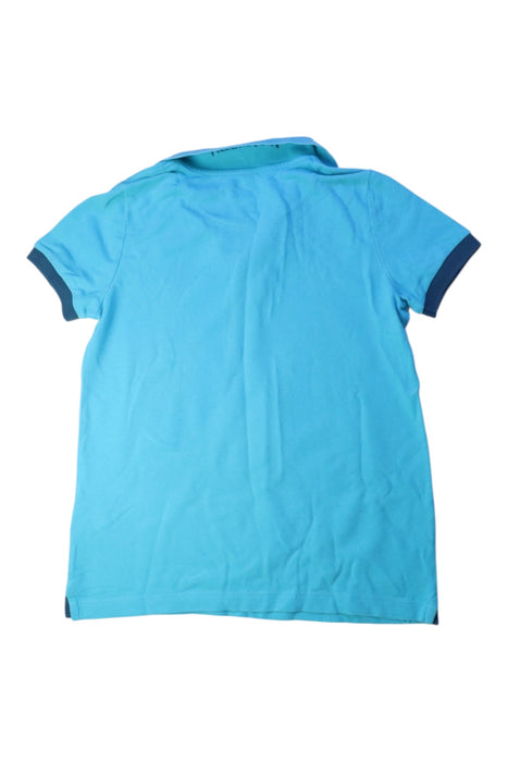 A Blue Short Sleeve Polos from Vilebrequin in size 12Y for boy. (Back View)