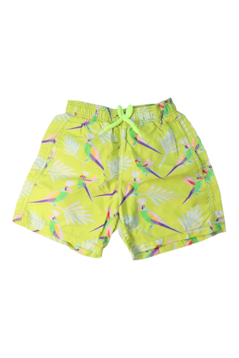 A Green Swim Shorts from Vilebrequin in size 8Y for boy. (Front View)