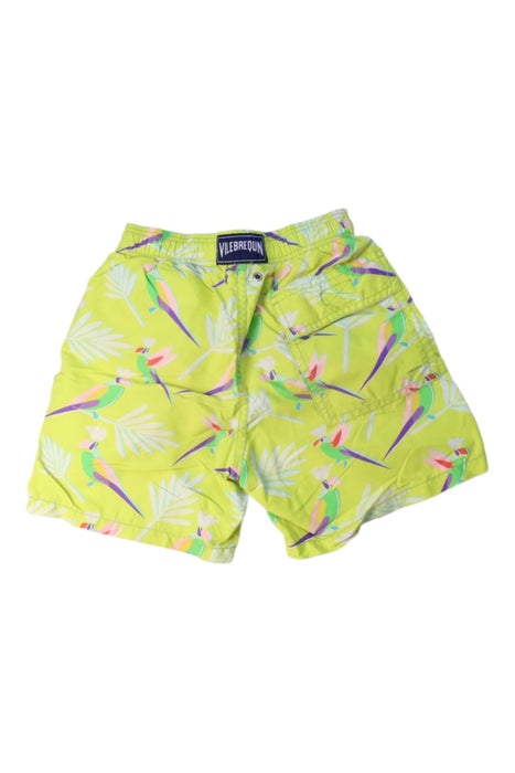 A Green Swim Shorts from Vilebrequin in size 8Y for boy. (Back View)