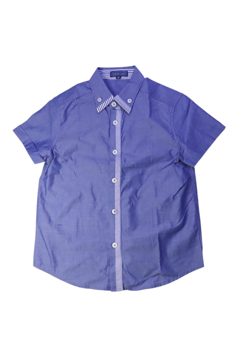 A Blue Short Sleeve Shirts from Nicholas & Bears in size 6T for boy. (Front View)