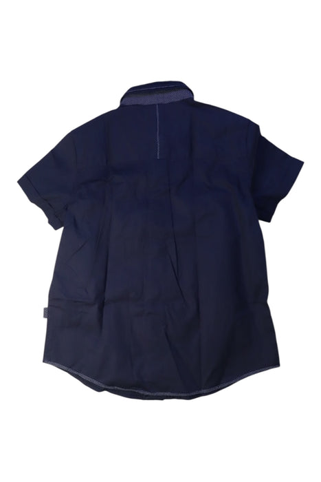 A Navy Short Sleeve Shirts from Nicholas & Bears in size 8Y for boy. (Back View)