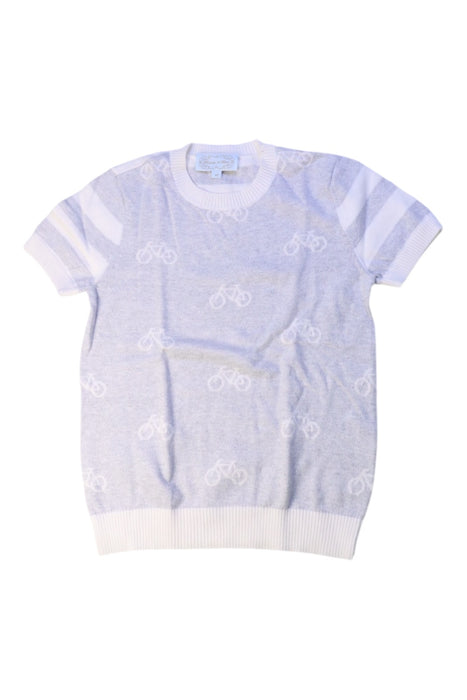 A White Short Sleeve Tops from Nicholas & Bears in size 4T for boy. (Front View)