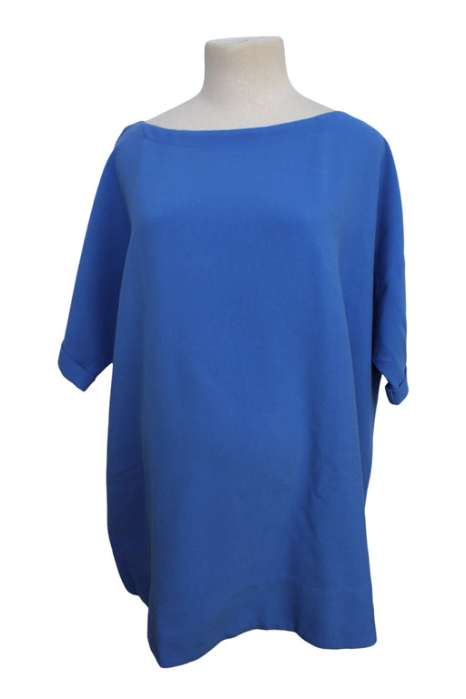 A Blue Short Sleeve Tops from Hatch in size Maternity-XS for maternity. (Front View)