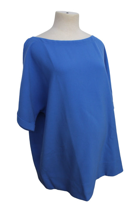 A Blue Short Sleeve Tops from Hatch in size Maternity-XS for maternity. (Back View)