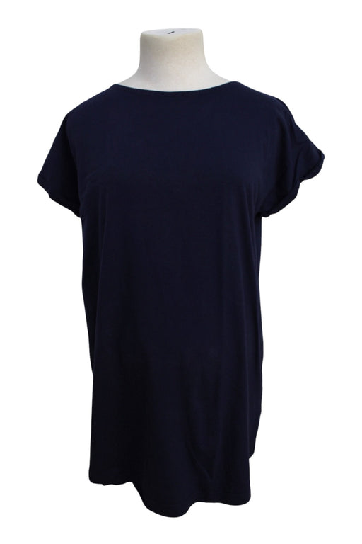A Navy Short Sleeve Tops from Jojo Maman Bébé in size Maternity-S for maternity. (Front View)