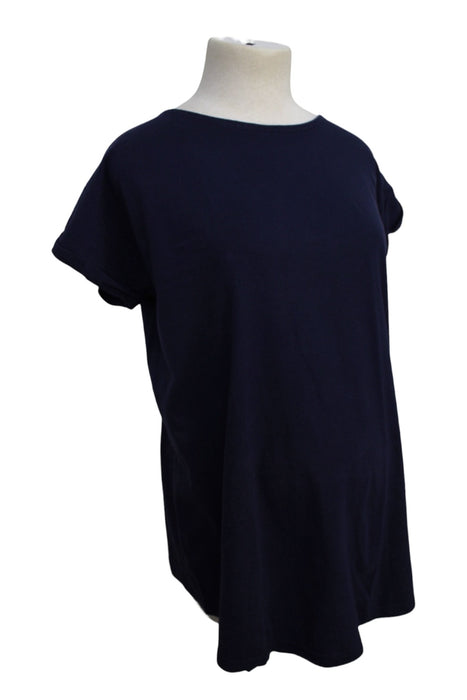 A Navy Short Sleeve Tops from Jojo Maman Bébé in size Maternity-S for maternity. (Back View)