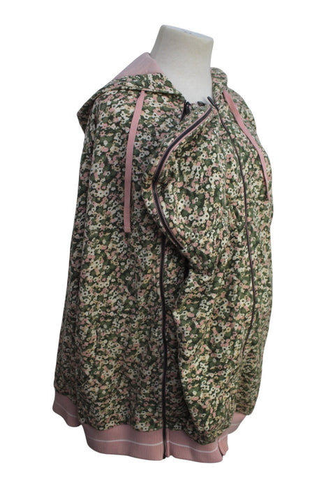 A Green Hooded Sweatshirts from Seraphine in size Maternity-S for maternity. (Back View)