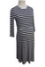 A Black Long Sleeve Dresses from Seraphine in size Maternity-M for maternity. (Back View)