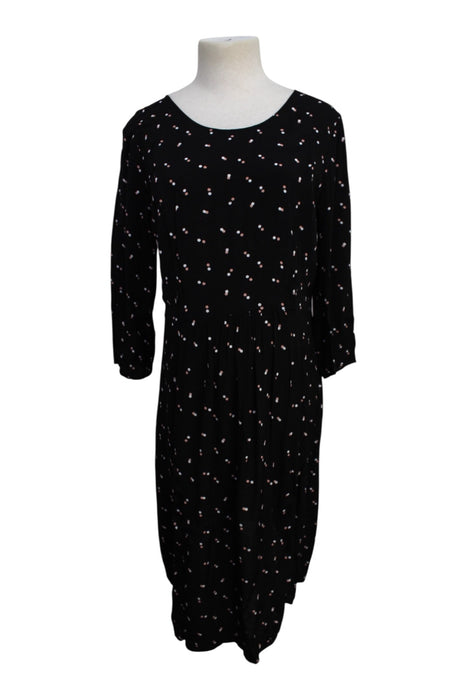 A Black Long Sleeve Dresses from Seraphine in size Maternity-M for maternity. (Front View)