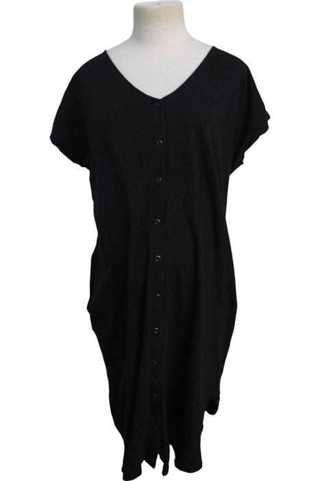 A Grey Short Sleeve Dresses from Seraphine in size Maternity-S for maternity. (Front View)