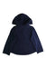 A Navy Hooded Sweatshirts from The Little White Company in size 4T for boy. (Back View)