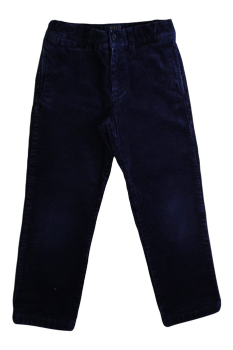 A Navy Casual Pants from Polo Ralph Lauren in size 4T for boy. (Front View)