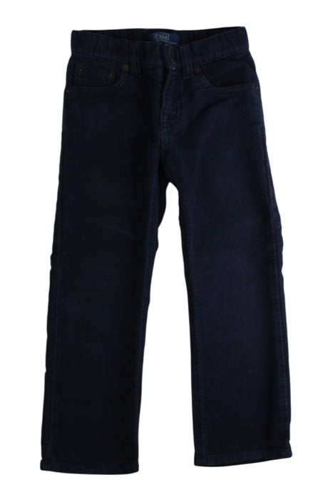 A Navy Casual Pants from Polo Ralph Lauren in size 4T for boy. (Front View)