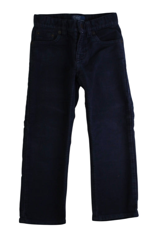 A Navy Casual Pants from Polo Ralph Lauren in size 4T for boy. (Front View)