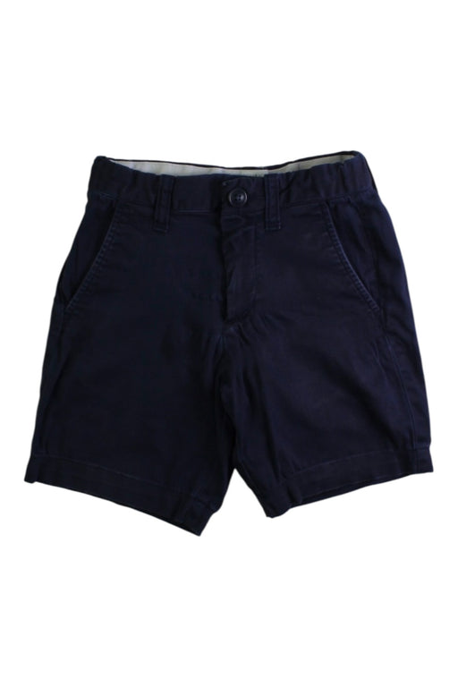 A Navy Shorts from Crewcuts in size 5T for boy. (Front View)
