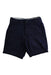 A Navy Shorts from Crewcuts in size 5T for boy. (Front View)
