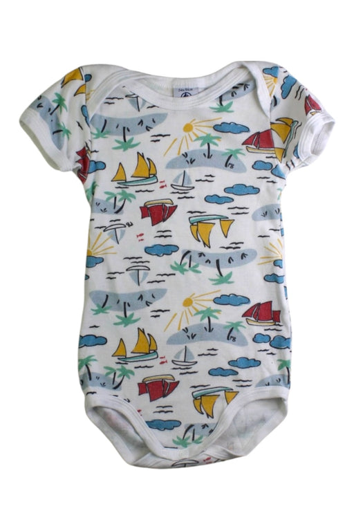 A Multicolour Short Sleeve Bodysuits from Petit Bateau in size 18-24M for boy. (Front View)
