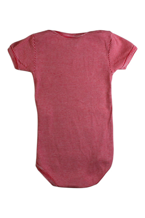 A Red Short Sleeve Bodysuits from Petit Bateau in size 18-24M for neutral. (Back View)