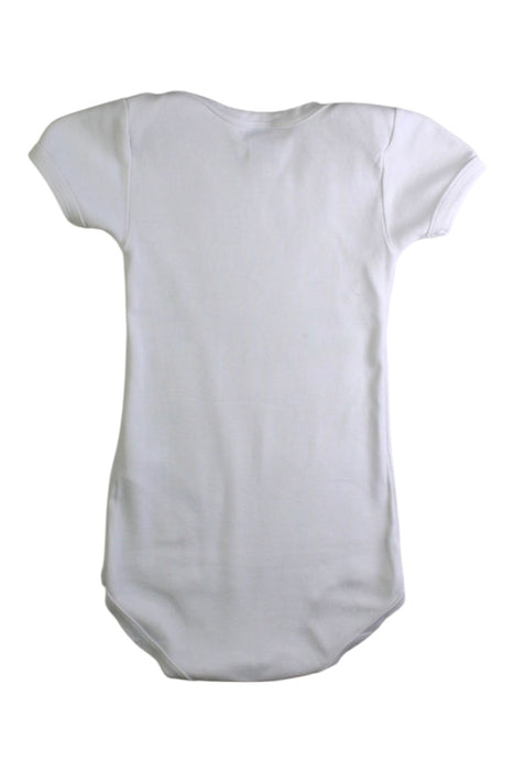 A White Short Sleeve Bodysuits from Petit Bateau in size 18-24M for neutral. (Back View)