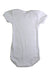 A White Short Sleeve Bodysuits from Petit Bateau in size 18-24M for neutral. (Back View)