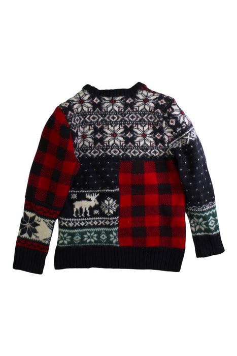 A Multicolour Knit Sweaters from Polo Ralph Lauren in size 6T for neutral. (Back View)
