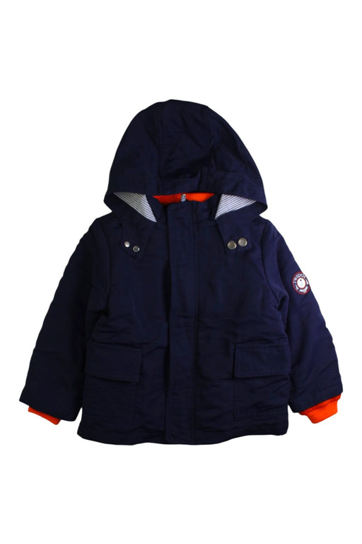 A Navy Puffer/Quilted Coats & Outerwear from Jacadi in size 4T for boy. (Front View)