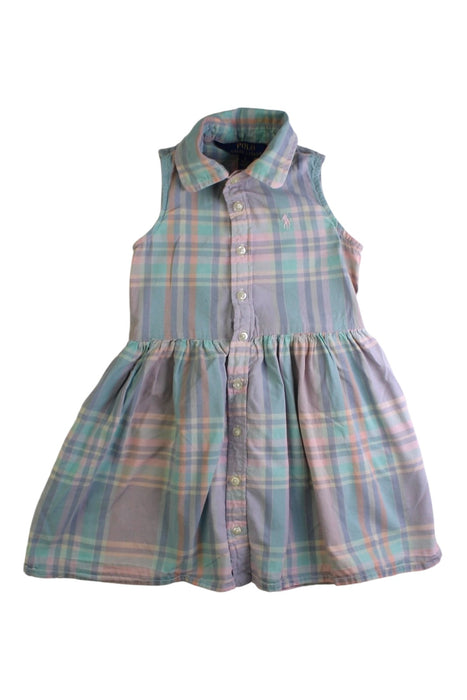 A Multicolour Sleeveless Dresses from Polo Ralph Lauren in size 2T for girl. (Front View)
